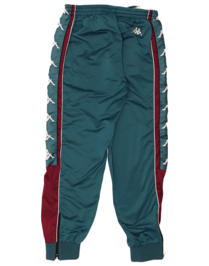Kappa Mens Graphic Tracksuit Trousers Joggers Large Blue Colourblock
