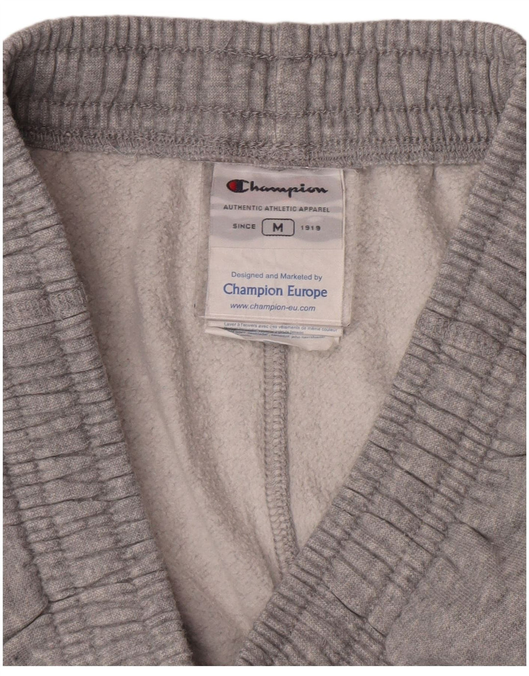 Champion Mens Tracksuit Trousers Joggers Medium  Grey Cotton