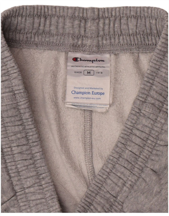 Champion Mens Tracksuit Trousers Joggers Medium  Grey Cotton