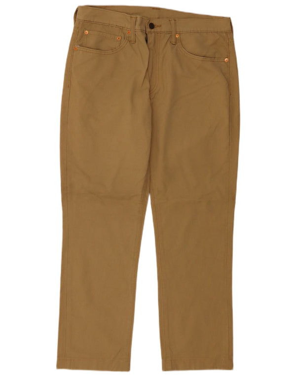 Levi's Mens 511 Slim Casual Trousers W34 L28 Beige Cotton