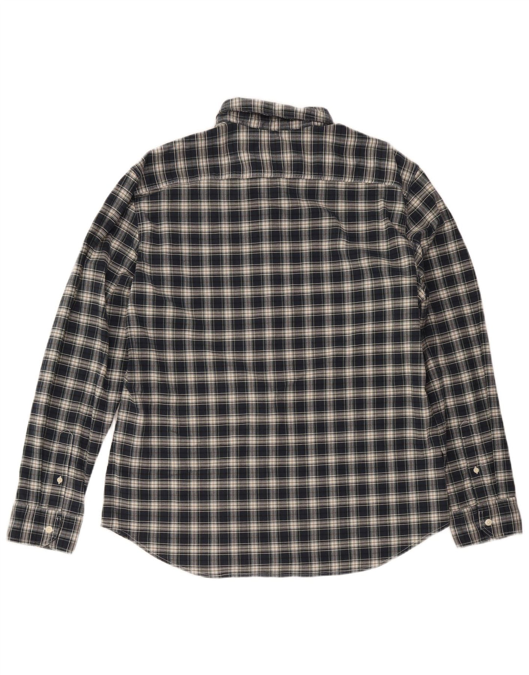 Levi's Mens Slim Shirt 2XL Navy Blue Check Cotton