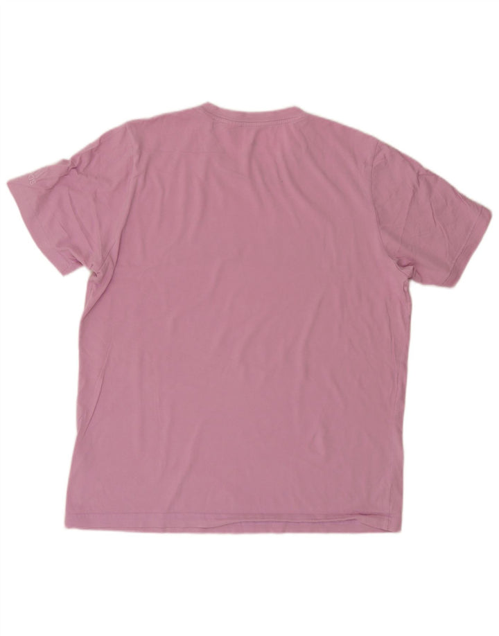 ADIDAS Mens Graphic T-Shirt Top Medium Purple
