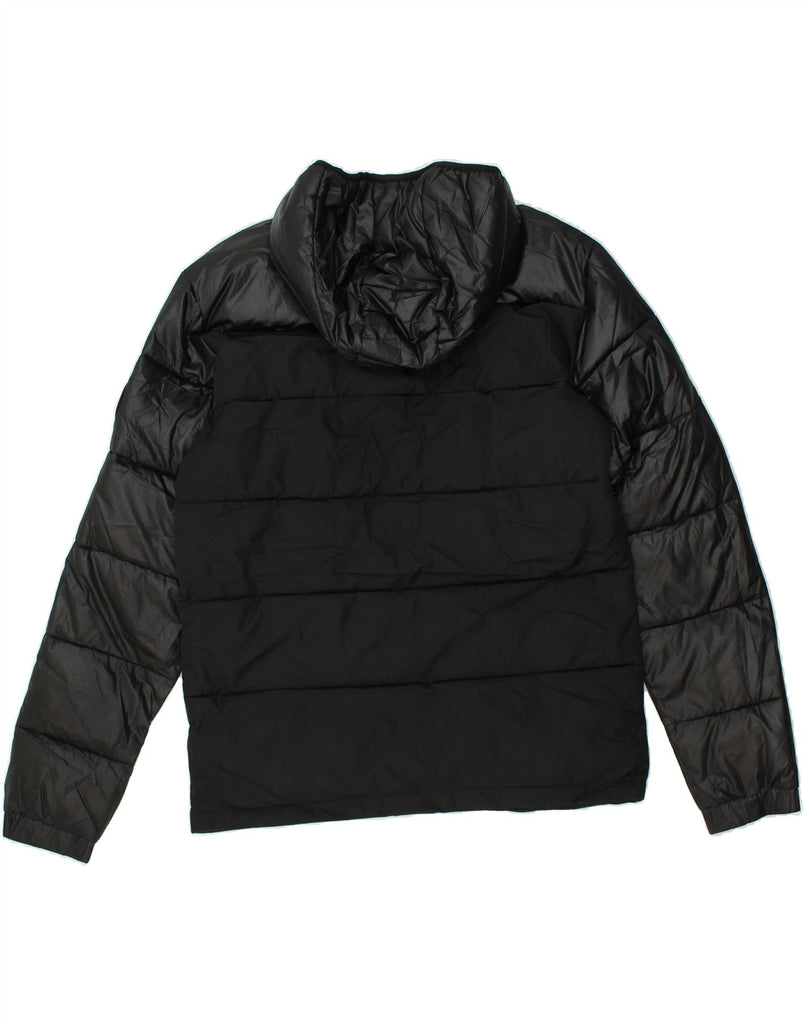 JACK & JONES Mens Core Hooded Padded Jacket UK 40 Large Black | Vintage Jack & Jones | Thrift | Second-Hand Jack & Jones | Used Clothing | Messina Hembry 