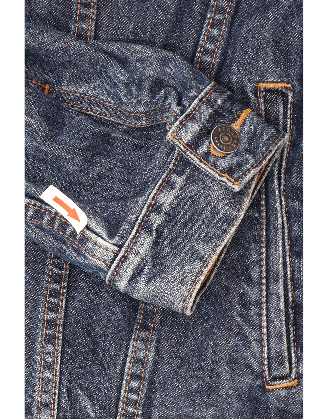 Carrera Mens Denim Jacket UK 42 XL Navy Blue Cotton