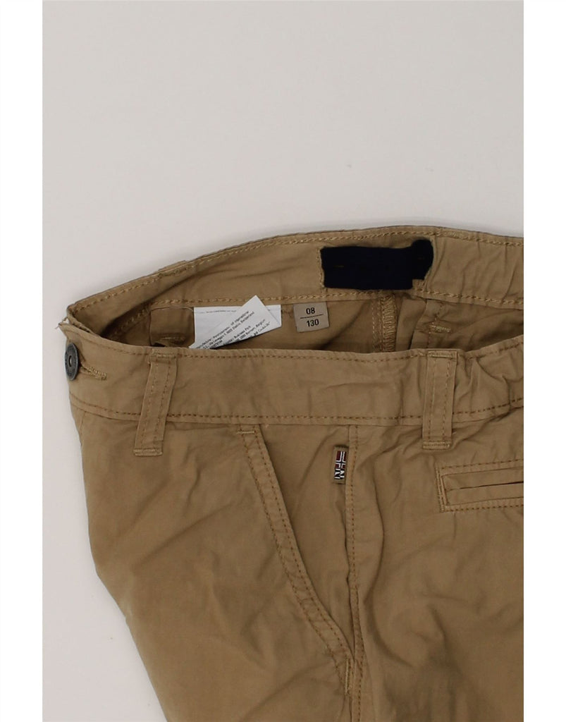 NAPAPIJRI Boys Cargo Shorts 7-8 Years W24  Brown | Vintage Napapijri | Thrift | Second-Hand Napapijri | Used Clothing | Messina Hembry 