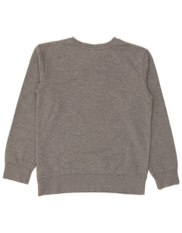 Jordan Boys Air Graphic Sweatshirt Jumper 12-13 Years Large Grey Cotton