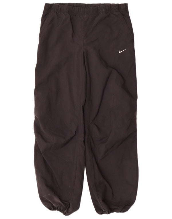Nike Boys Tracksuit Trousers Joggers 13-14 Years XL Black Nylon
