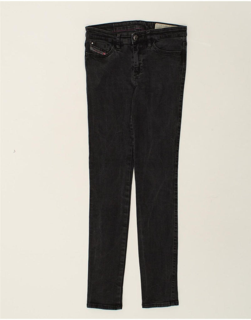 DIESEL Womens Skinny Jeans W28 L32 Black | Vintage Diesel | Thrift | Second-Hand Diesel | Used Clothing | Messina Hembry 