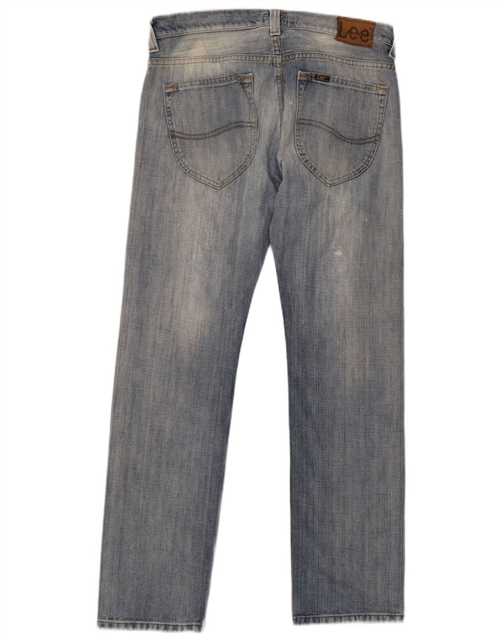 Lee Mens Straight Jeans W34 L33 Blue