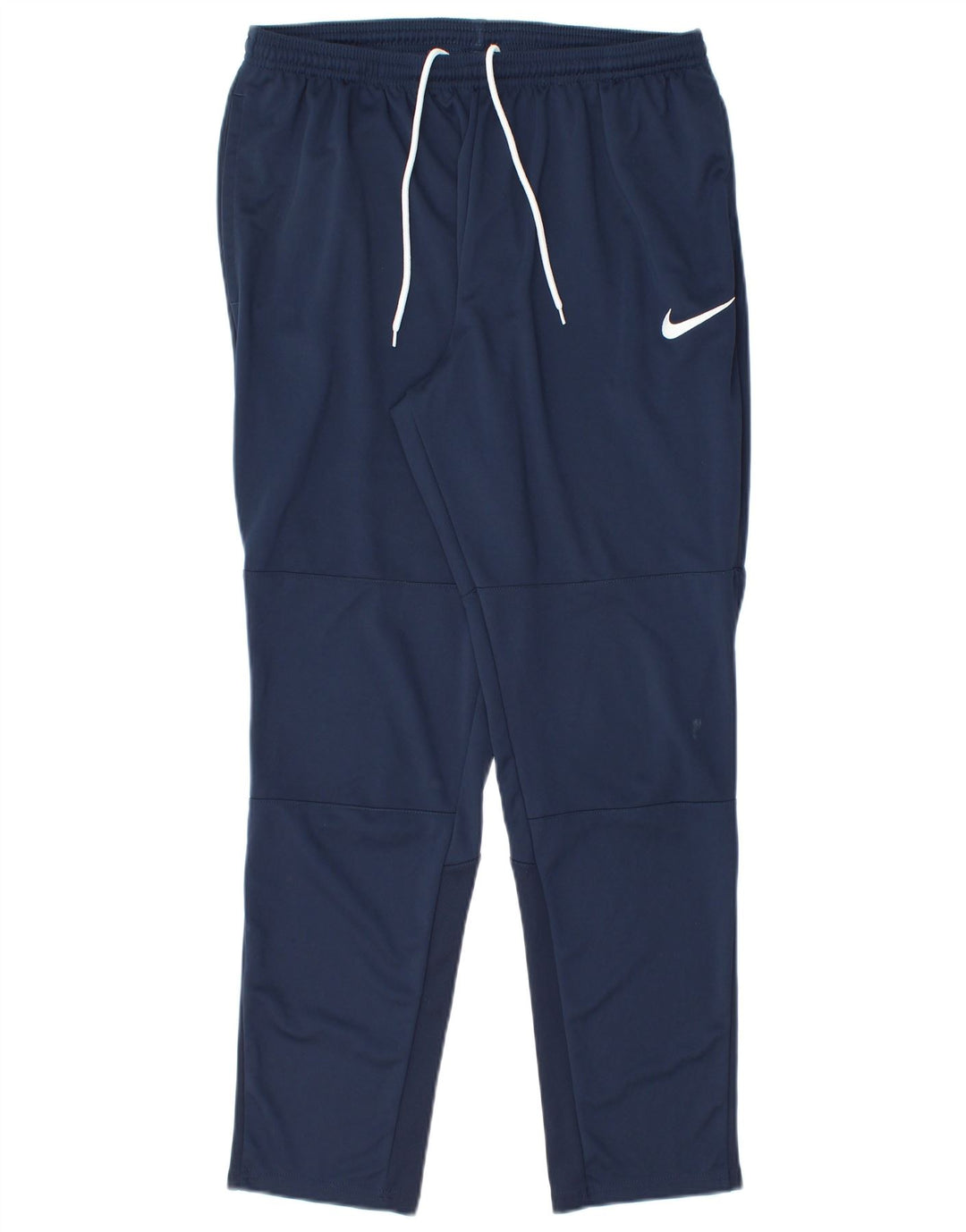 Nike Mens Dri Fit Tracksuit Trousers Large Navy Blue Polyester