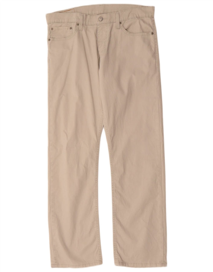 Levi's Mens 514 Straight Casual Trousers W34 L32 White Cotton