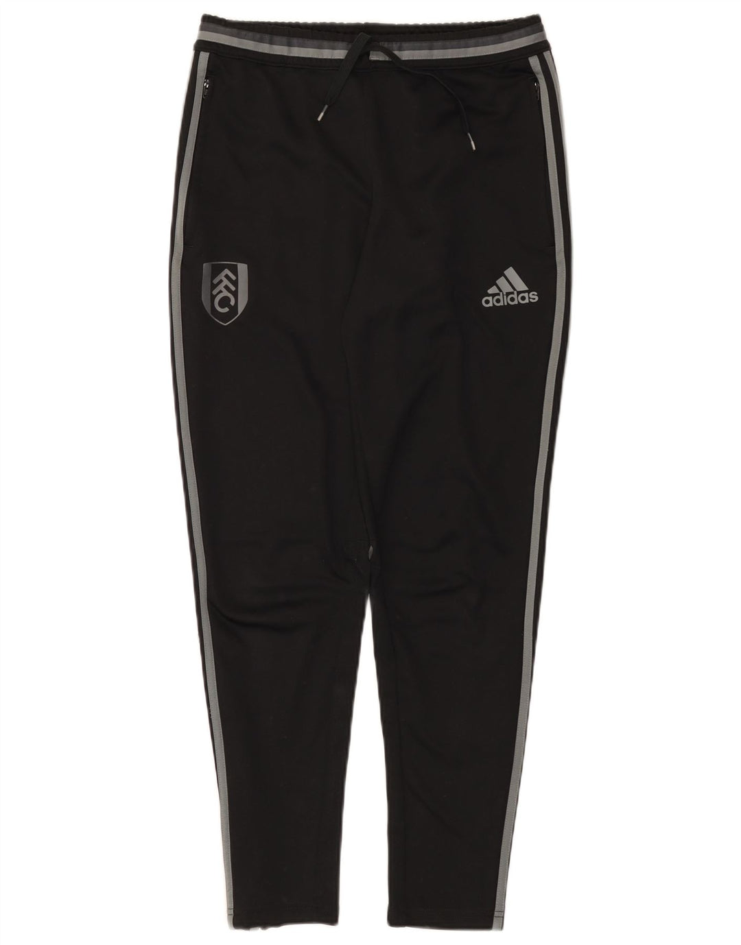 Adidas Mens Climacool Graphic Tracksuit Trousers Small Black Polyester