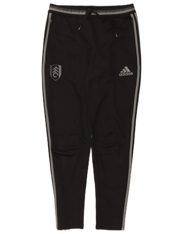 Adidas Mens Climacool Graphic Tracksuit Trousers Small Black Polyester