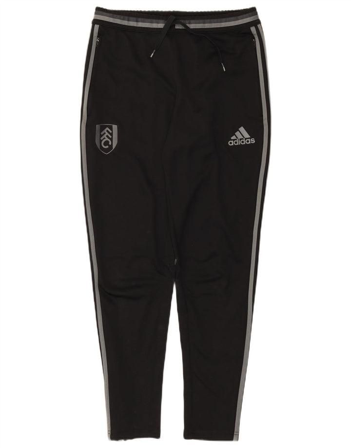 Adidas Mens Climacool Graphic Tracksuit Trousers Small Black Polyester