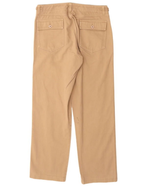 CONBIPEL Mens Straight Chino Trousers IT 50 Large W32 L31 Beige Cotton