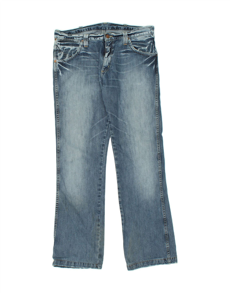 WRANGLER Mens Dayton Straight Jeans W34 L36  Blue Cotton Vintage Wrangler and Second-Hand Wrangler from Messina Hembry 