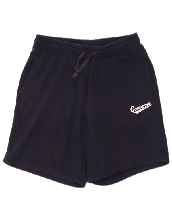 Converse Mens Sport Shorts Small  Navy Blue Cotton