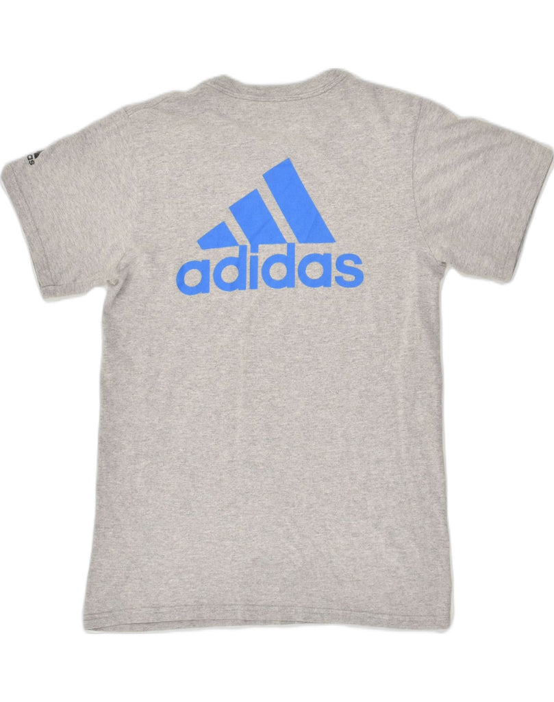 ADIDAS Mens Graphic T-Shirt Top Small Grey Cotton | Vintage Adidas | Thrift | Second-Hand Adidas | Used Clothing | Messina Hembry 