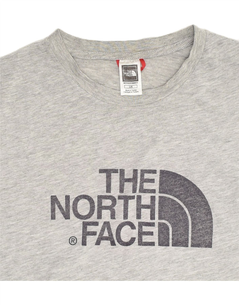 THE NORTH FACE Mens Graphic T-Shirt Top Large Grey Cotton | Vintage The North Face | Thrift | Second-Hand The North Face | Used Clothing | Messina Hembry 