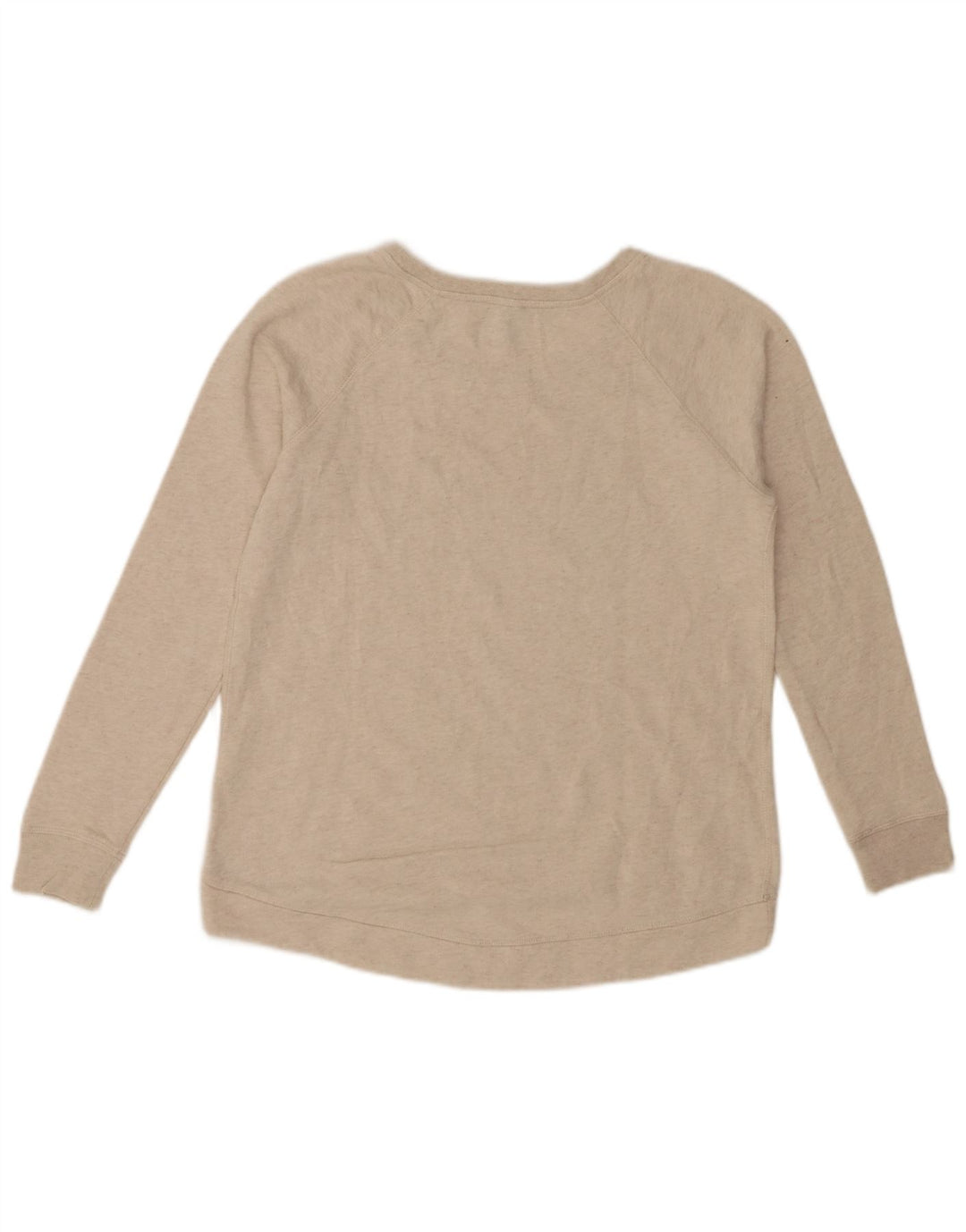 BENETTON Womens Graphic Sweatshirt Jumper UK 14 Medium Grey Animal Print