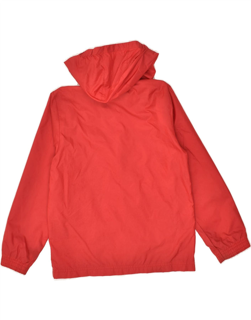 ADIDAS Boys Hooded Rain Jacket 7-8 Years Red Polyester | Vintage Adidas | Thrift | Second-Hand Adidas | Used Clothing | Messina Hembry 