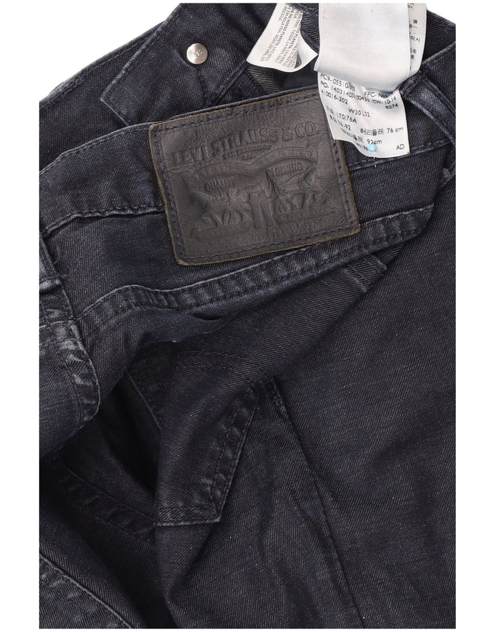 Levi's Mens Slim Jeans W30 L32 Navy Blue Cotton