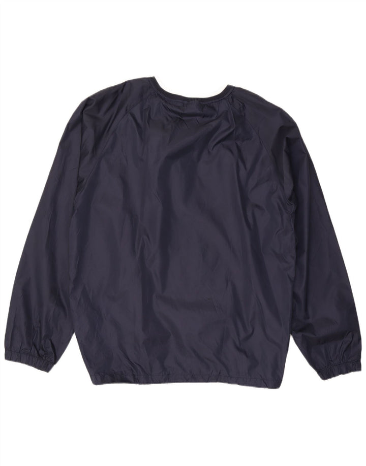 Umbro Mens Pullover Tracksuit Top 2XL Navy Blue Polyester