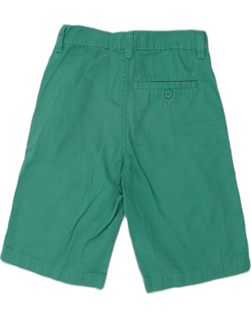 NAUTICA Boys Casual Shorts 11-12 Years W26 Green Cotton | Vintage Nautica | Thrift | Second-Hand Nautica | Used Clothing | Messina Hembry 