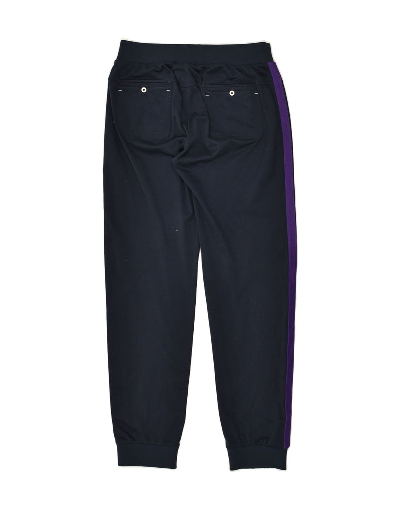 CHAMPION Womens Tracksuit Trousers Joggers UK 12 Medium Navy Blue | Vintage Champion | Thrift | Second-Hand Champion | Used Clothing | Messina Hembry 