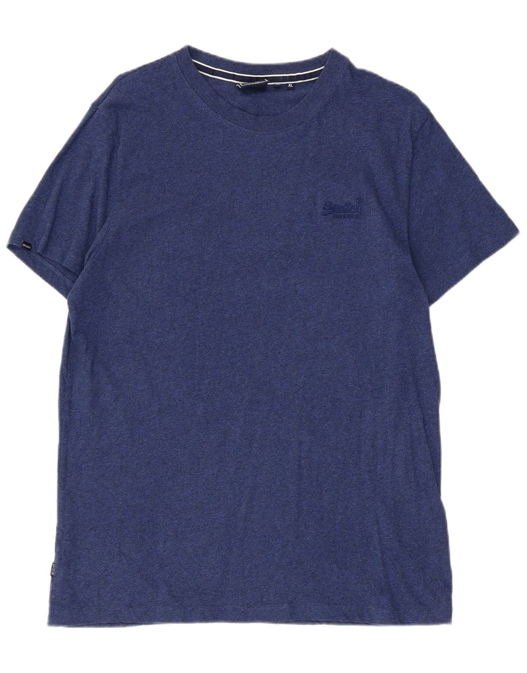 Superdry Mens T-Shirt Top XL Blue Cotton