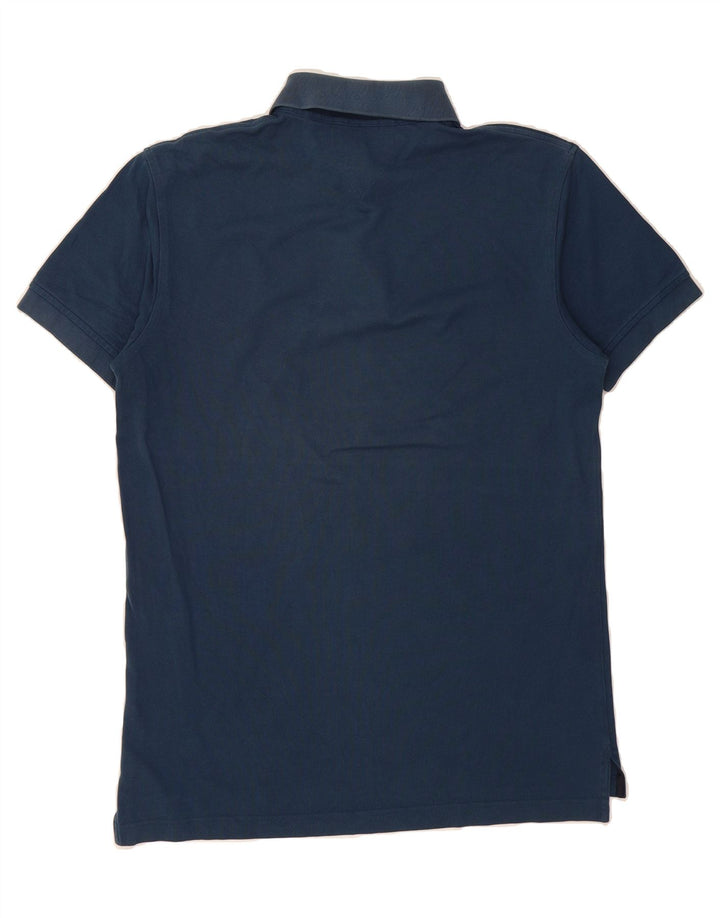 TOMMY HILFIGER Mens Polo Shirt Medium Navy Blue Cotton Vintage Tommy Hilfiger and Second-Hand Tommy Hilfiger from Messina Hembry 
