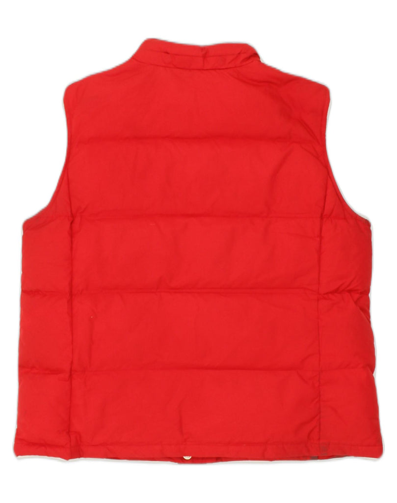 GAP Womens Padded Gilet UK 14 Large Red Polyester | Vintage Gap | Thrift | Second-Hand Gap | Used Clothing | Messina Hembry 