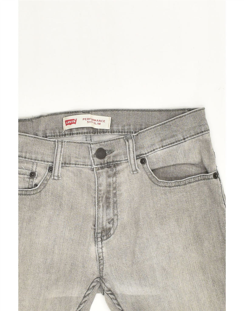 LEVI'S Boys 511 Slim Jeans 13-14 Years W27 L27 Grey Cotton | Vintage Levi's | Thrift | Second-Hand Levi's | Used Clothing | Messina Hembry 