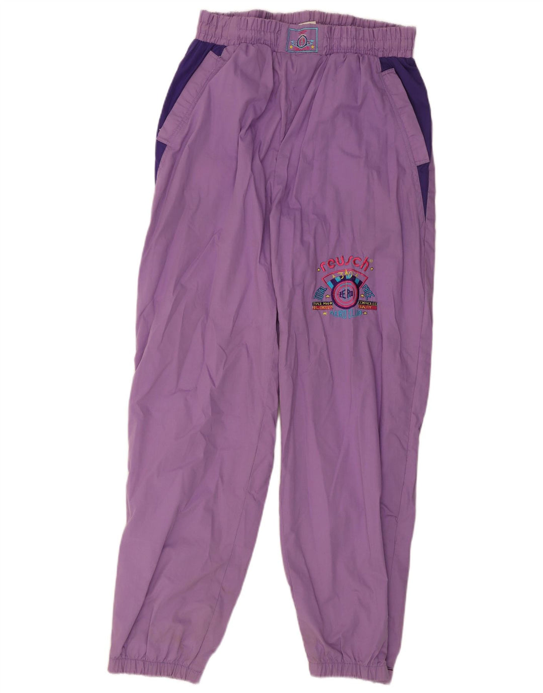 Reusch Mens Graphic Full Tracksuit XL  Purple Polyester