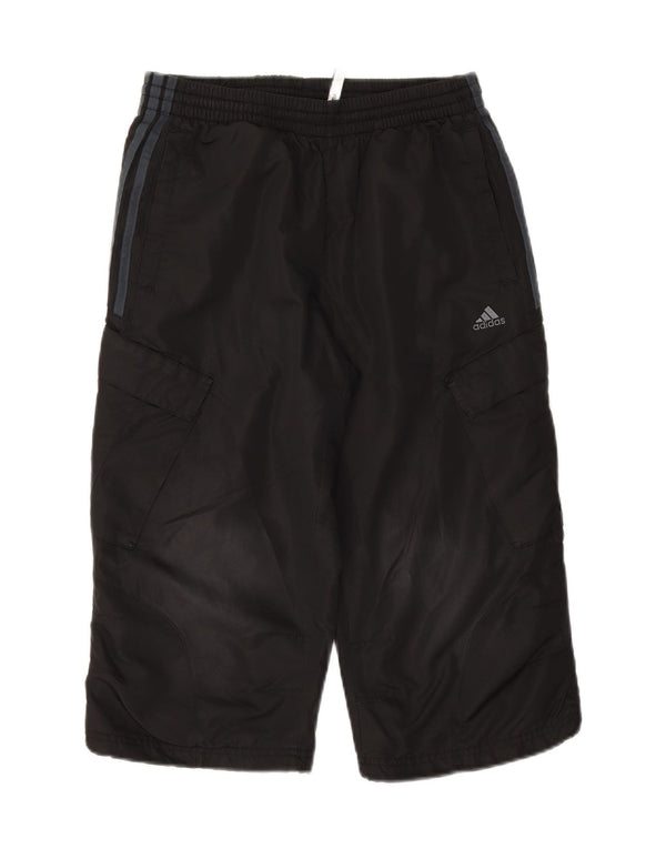 Adidas Mens Clima Proof Bermuda Sport Shorts Small  Black Polyester