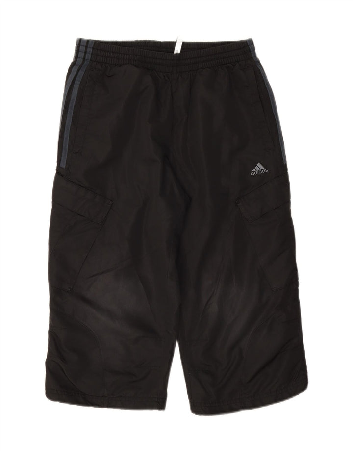Adidas Mens Clima Proof Bermuda Sport Shorts Small  Black Polyester