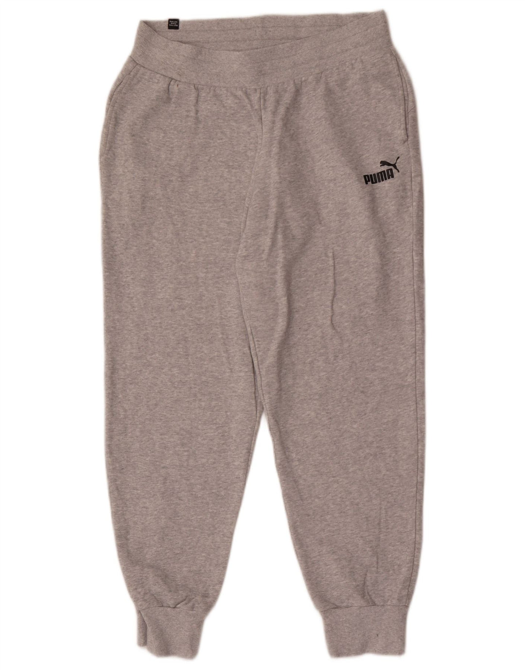PUMA Womens Tracksuit Trousers Joggers UK 14 Medium  Grey Cotton