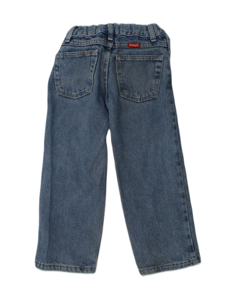 WRANGLER Girls Regular Straight Jeans 4-5 Years W20 L18 Blue Cotton | Vintage Wrangler | Thrift | Second-Hand Wrangler | Used Clothing | Messina Hembry 