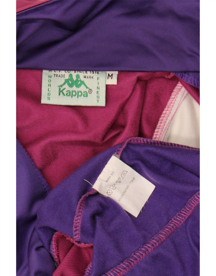 KAPPA Womens Graphic Tracksuit Top Jacket UK 14 Medium Multicoloured
