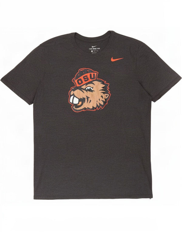 Nike Mens Oregon State Beavers Graphic T-Shirt Top Large Grey