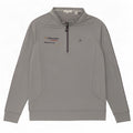 Calvin Klein Mens Graphic Zip Neck Pullover Tracksuit Top Large Grey