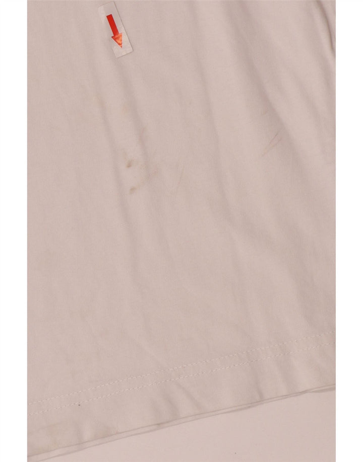 Fila Mens Graphic T-Shirt Top XS White Cotton