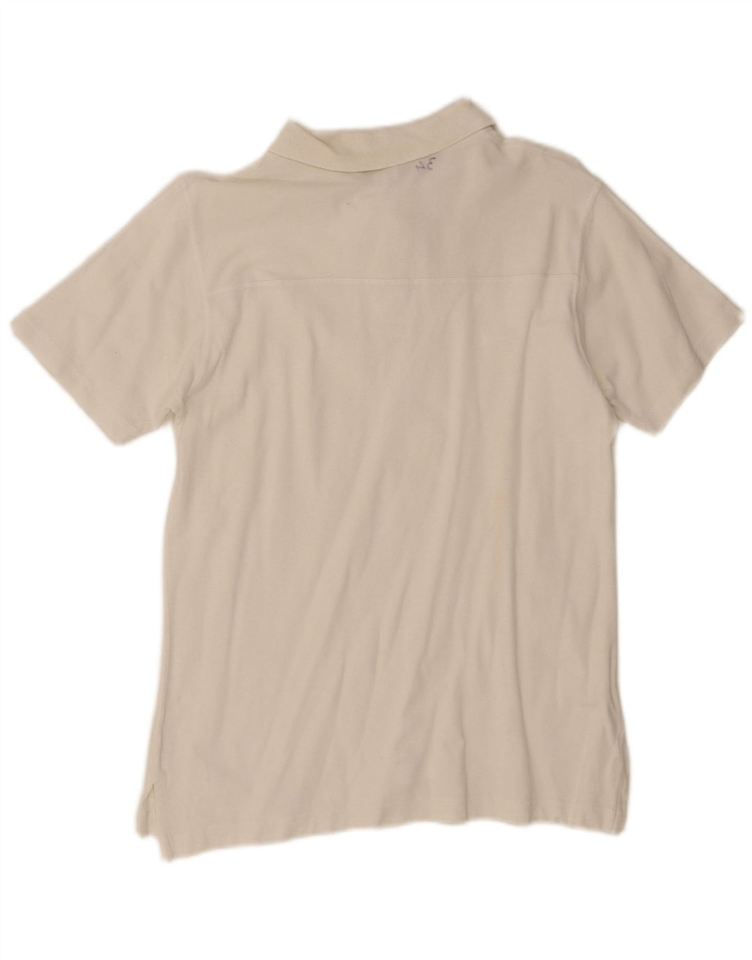 Moschino Mens Polo Shirt Medium White Cotton