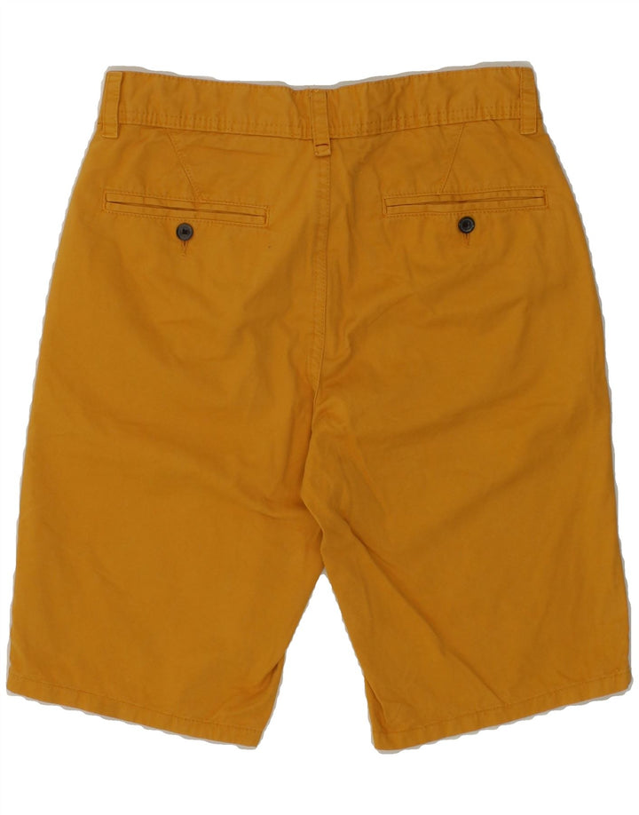 JULES Womens Chino Shorts W28 Small Yellow Cotton Vintage Jules and Second-Hand Jules from Messina Hembry 