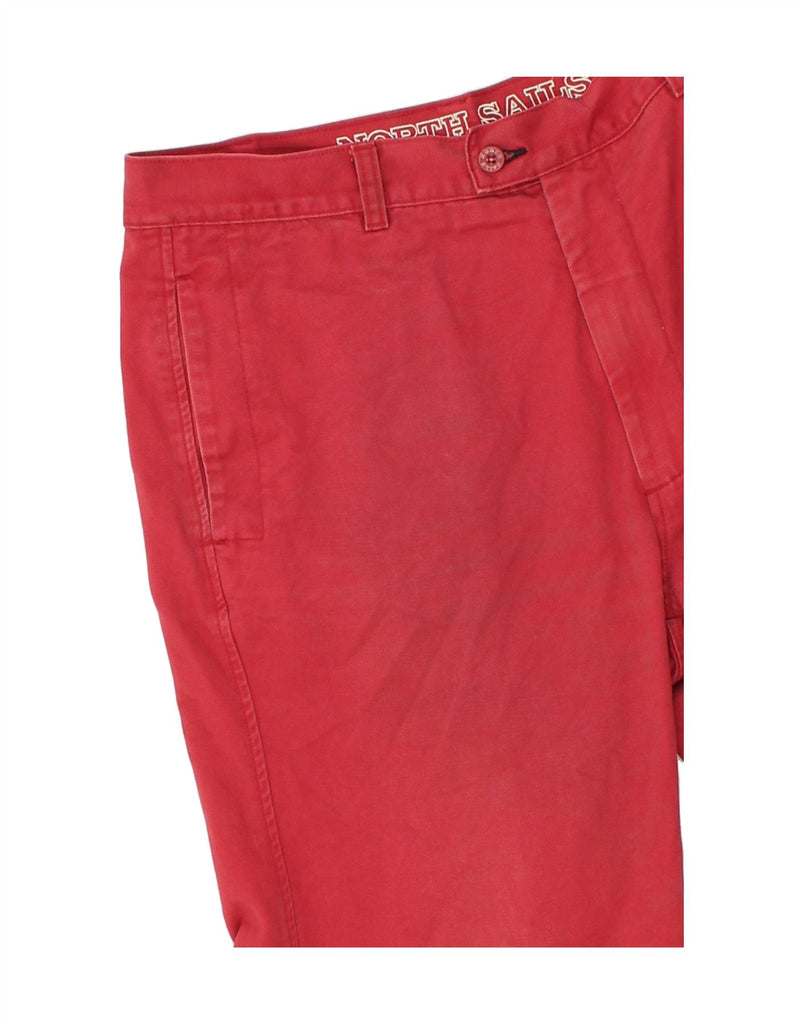 NORTH SAILS Mens Straight Jeans W34 L28 Red Cotton Vintage North Sails and Second-Hand North Sails from Messina Hembry 