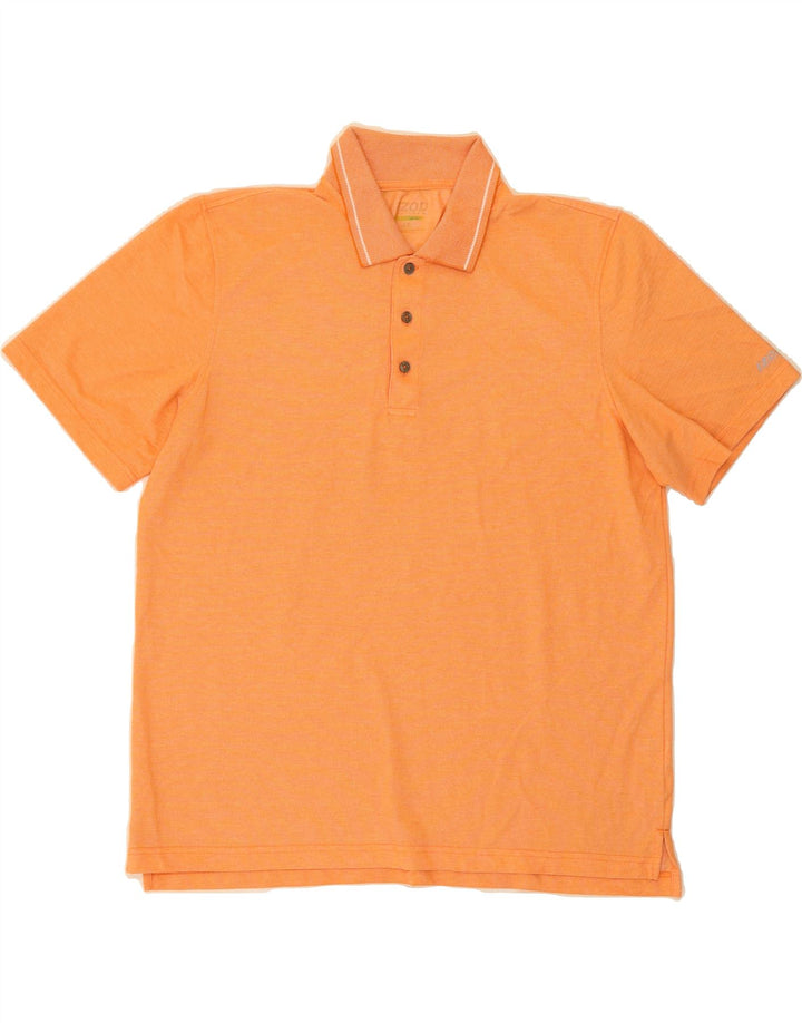 IZOD Mens Polo Shirt Large Orange Polyester Vintage Izod and Second-Hand Izod from Messina Hembry 