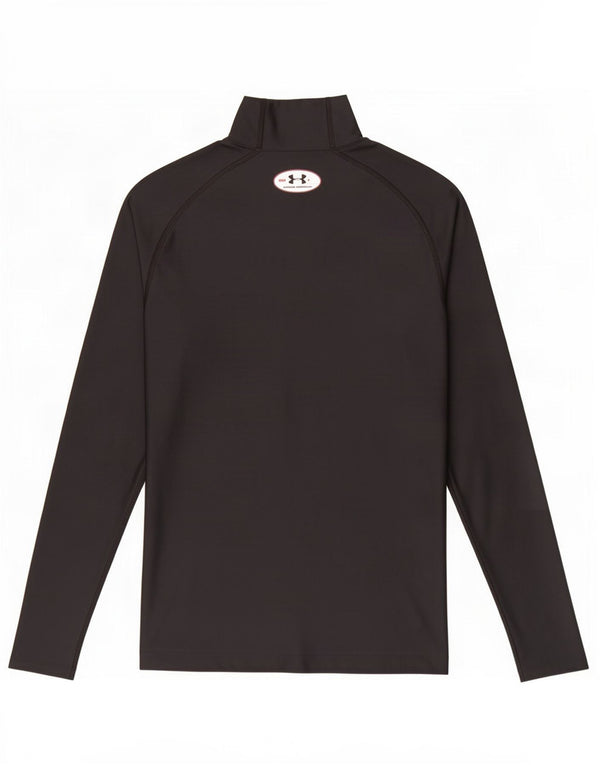 Under Armour Womens Cold Gear Top Long Sleeve UK 8 Small Black Polyester