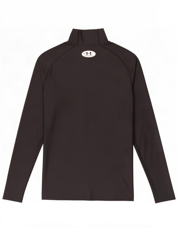 Under Armour Womens Cold Gear Top Long Sleeve UK 8 Small Black Polyester