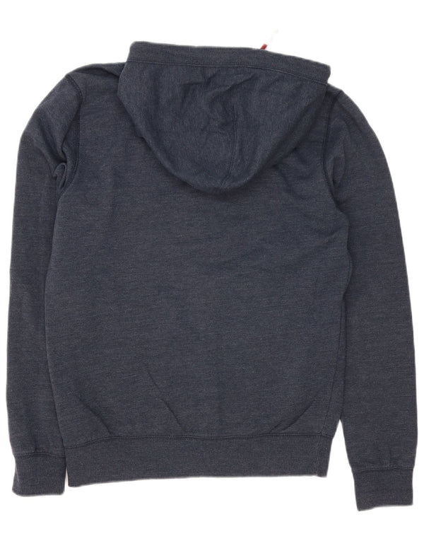 Tommy Hilfiger Mens Zip Hoodie Sweater Small Navy Blue Cotton