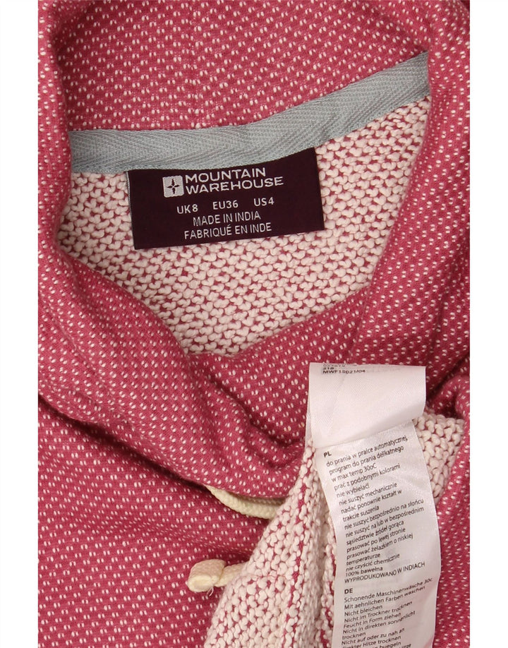 Mountain Warehouse Womens Sweatshirt Jumper UK 8 Small Pink Cotton